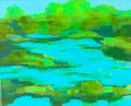 Fluorescent landscape #1