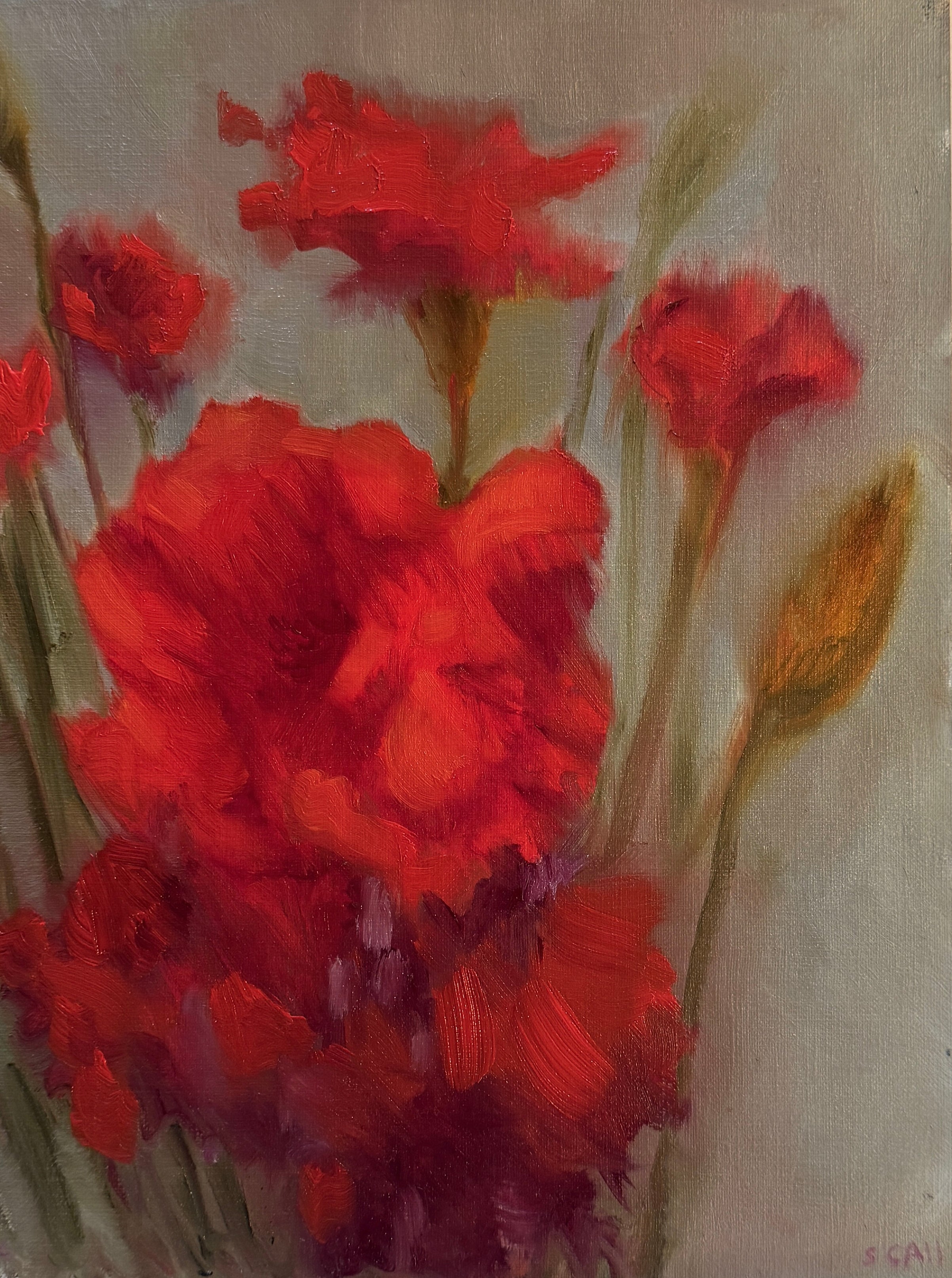 In All Her Glory-Study on paper